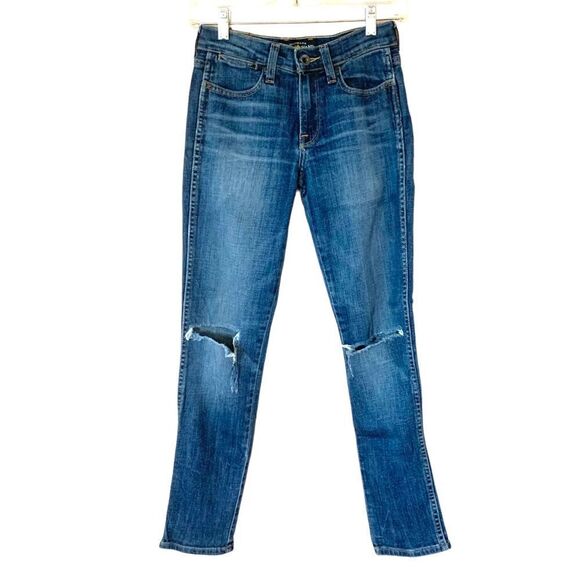 Lucky Brand Charlotte Rail Straight Leg Jeans - Picture 1 of 6